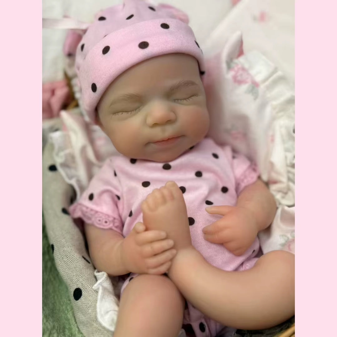 1PC/2 Clothes 33CM Open Mouth Pascale Soft Silicone Bebe Reborn Girl Doll 3D Painted Skin Cute Outfits Lifelike Newborn Dolls