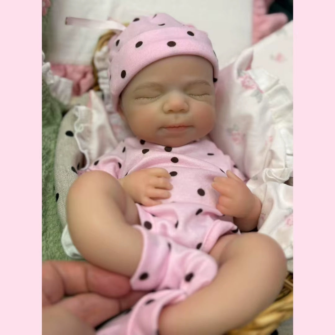 1PC/2 Clothes 33CM Open Mouth Pascale Soft Silicone Bebe Reborn Girl Doll 3D Painted Skin Cute Outfits Lifelike Newborn Dolls