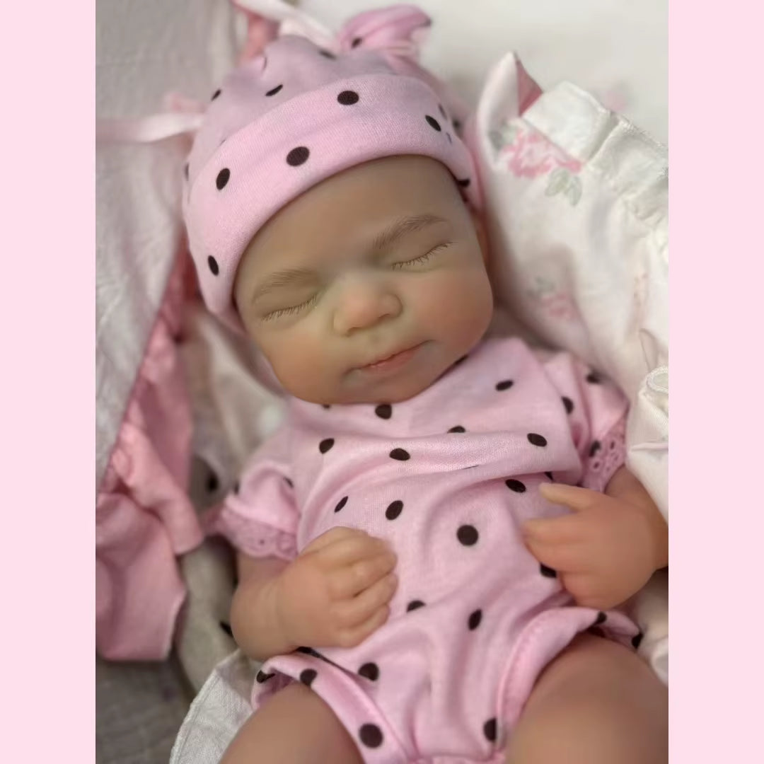 1PC/2 Clothes 33CM Open Mouth Pascale Soft Silicone Bebe Reborn Girl Doll 3D Painted Skin Cute Outfits Lifelike Newborn Dolls