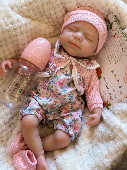 1 13 Inch Pascale Soft Silicone Girl Bebe Newborn Baby Реборн for Children Birthday Gifts Handmade Newbonr Baby Doll