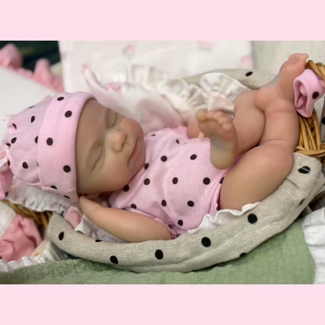 1PC/2 Clothes 33CM Open Mouth Pascale Soft Silicone Bebe Reborn Girl Doll 3D Painted Skin Cute Outfits Lifelike Newborn Dolls